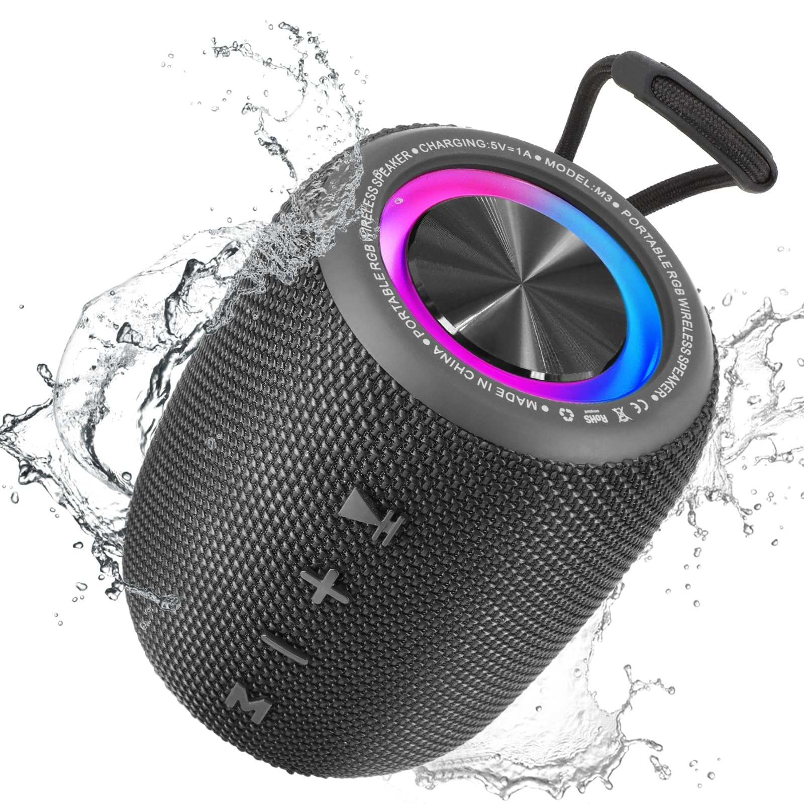 Amazon.com: Portable Bluetooth Speaker, BT5.3 Wireless